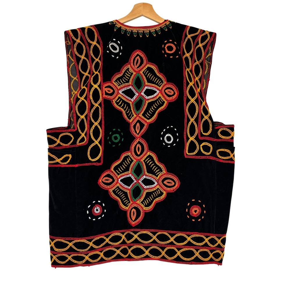 Handmade Toghu Traditional Bamenda Ndop Tunic African Wear Bamenda Festive M/L - Picture 2 of 10